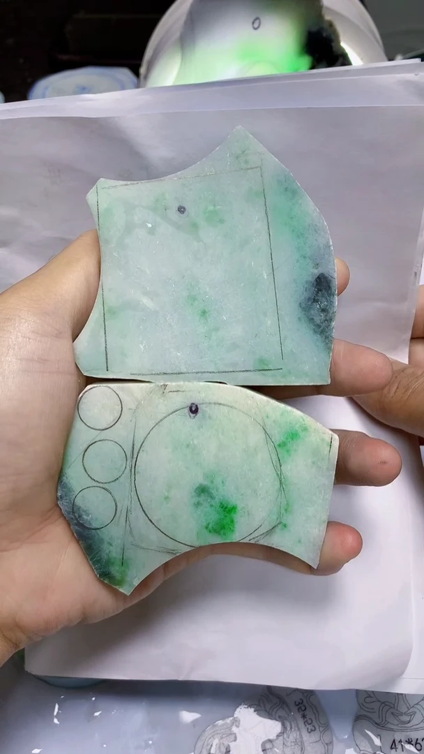 翡翠裸石肌****人翡翠裸石缅甸天然A货翡翠2929