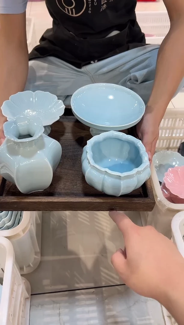 瓷片微瑕商品，介意勿拍-盘