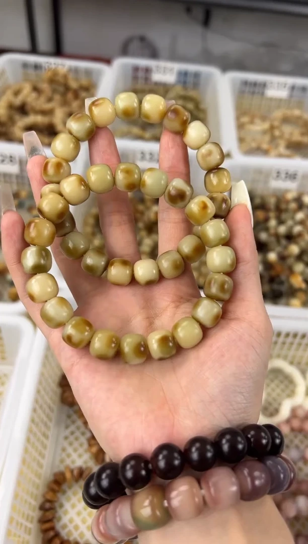 手串菩提根/象牙果卡12乌龙飘花文玩手串331