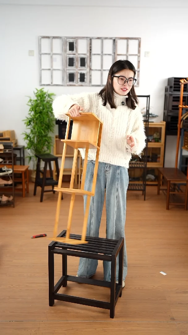 竹     伸缩书架