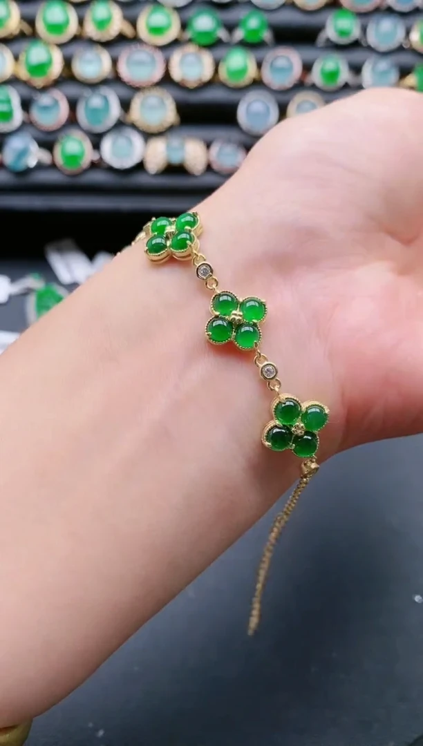 【闪购商品】翡翠戒指银S925镶嵌111111