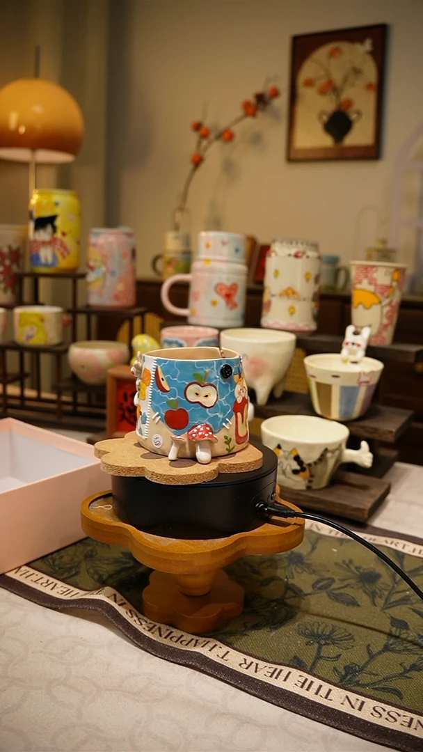 杯子【不带盒子】298高温釉下彩