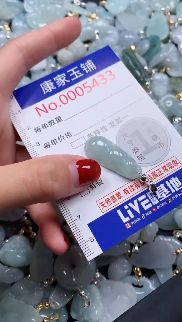 翡翠未镶嵌吊坠(不含链)5433