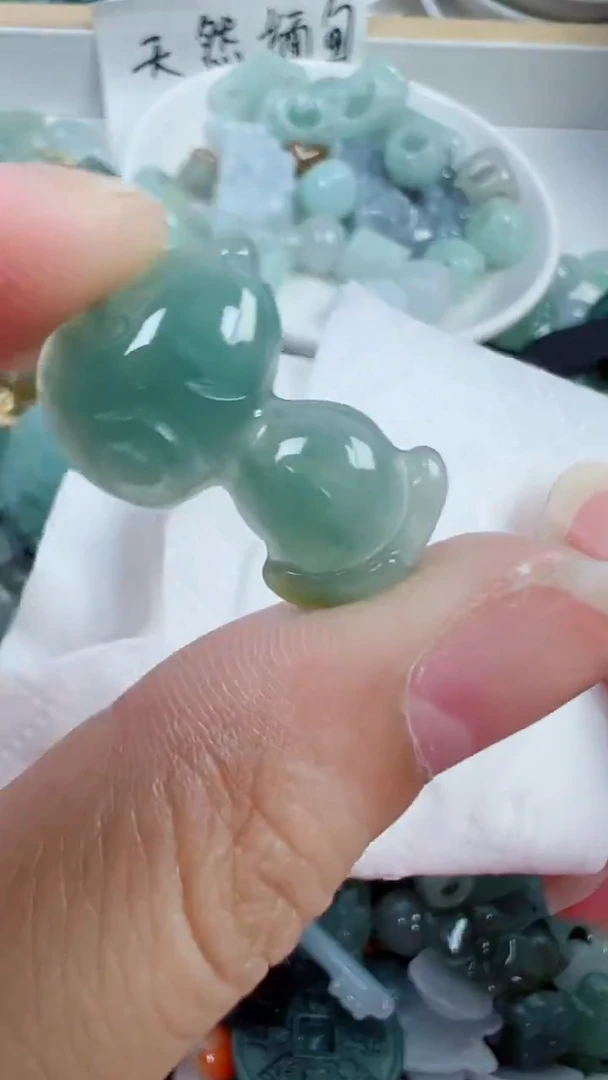 散珠翡翠62号链接，A货翡翠