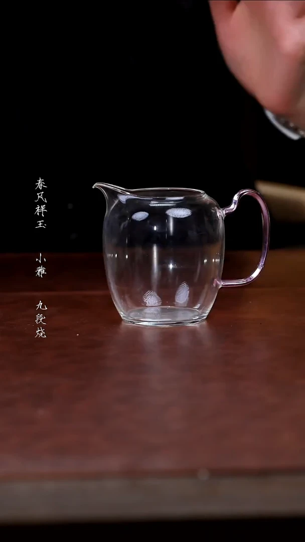 陶瓷福利品-满怀粉把玻璃公杯