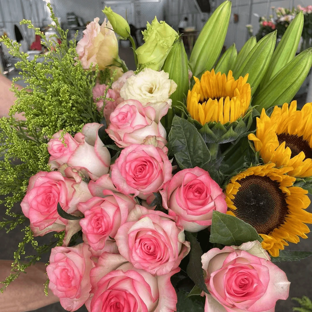 【源头鲜花】【爱莎+百合组合】 云南基地直发鲜切花客厅家居摆件插花