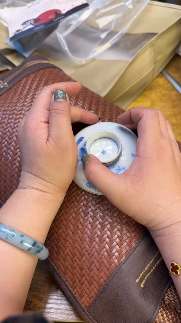 瓷器瓷器瑕疵脏旧12枕碗
