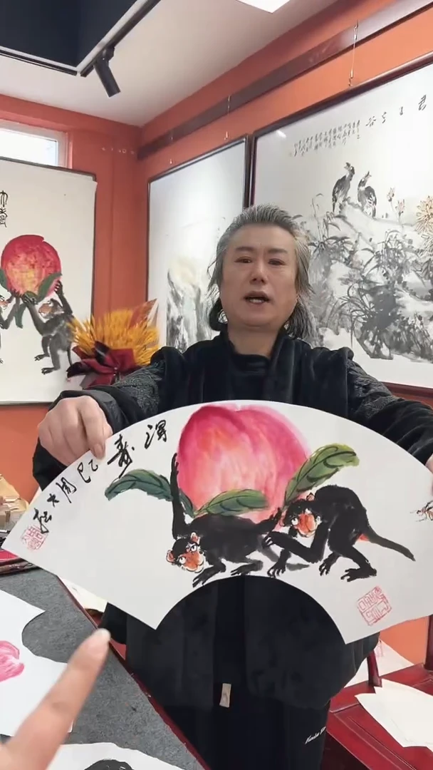 国画周大拙/国画/花鸟