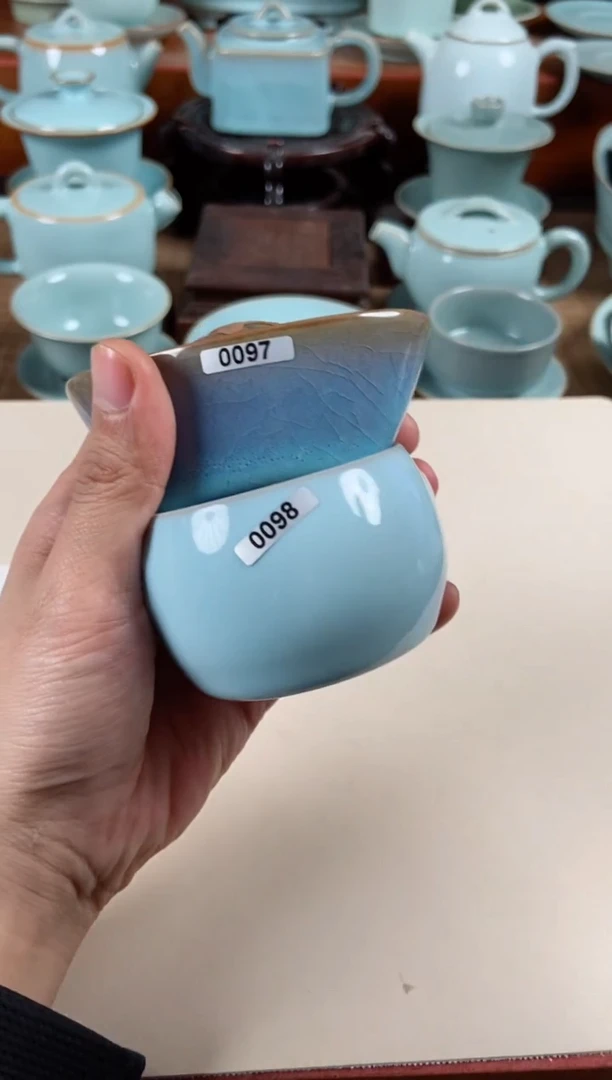 【闪购商品】其他97+98两个汝瓷茶具