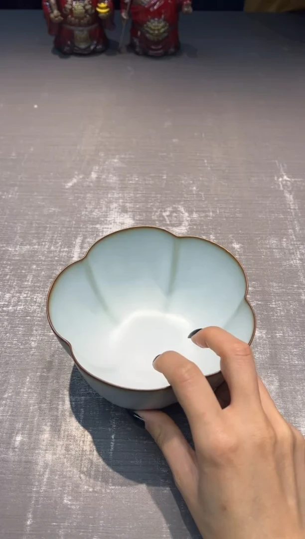 【闪购商品】十年 汝窑 花口建水