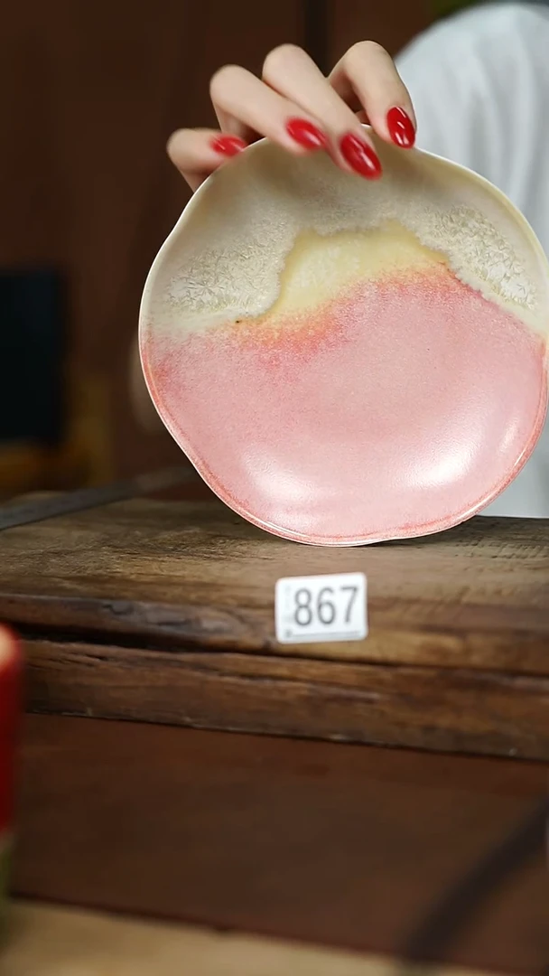 瓷片福利！！设计师款  极光松针壶承