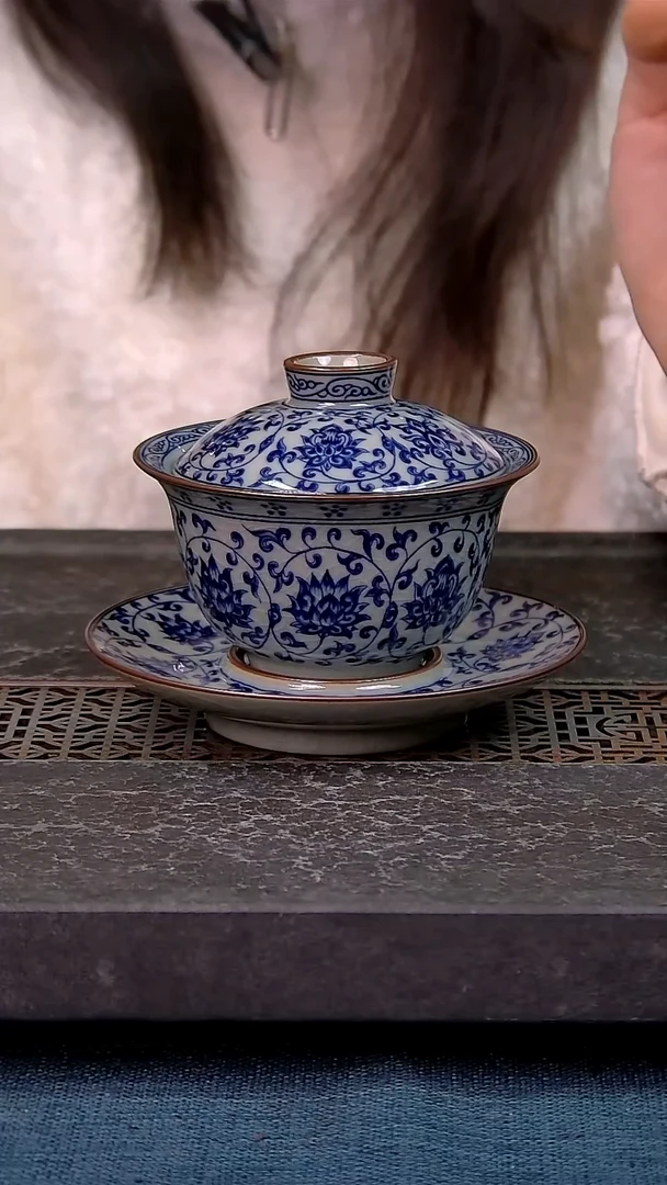 简装家用款件套 老陶泥开片纹陶瓷茶具