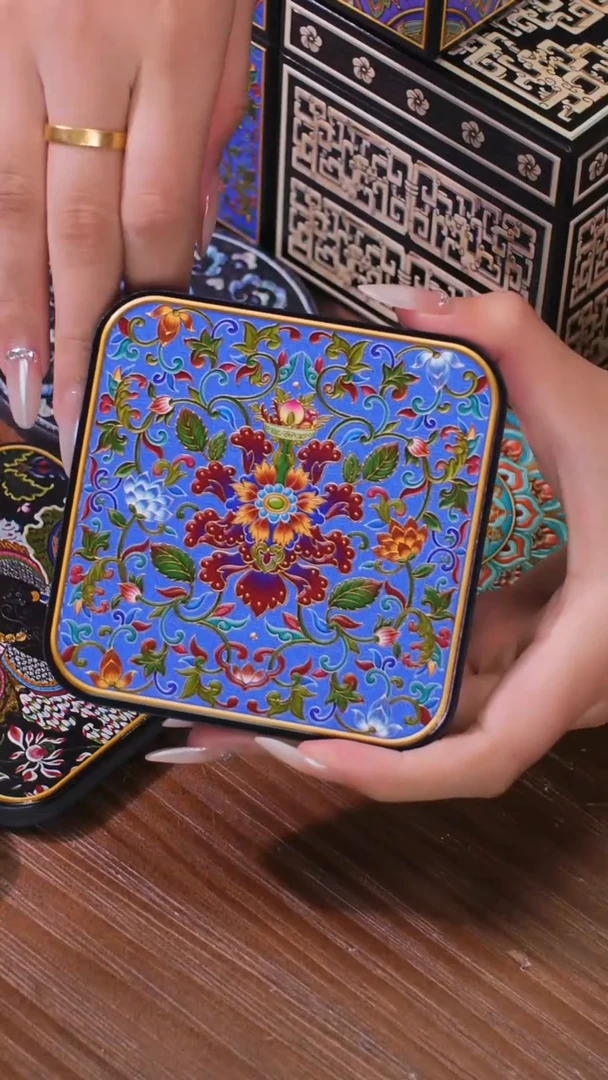 壹藏贰宝繁花杯垫一片