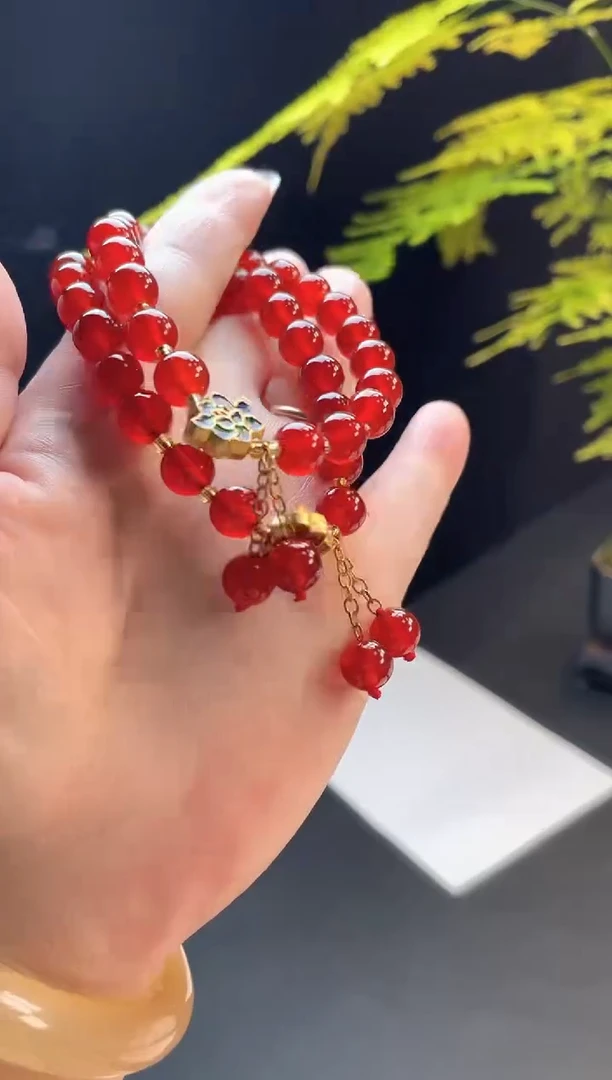 未镶嵌手串玛瑙/玉髓FL25121501A多样性发一