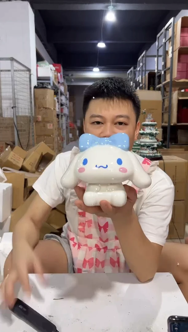 瓷片玉桂狗笔筒 陶瓷材质