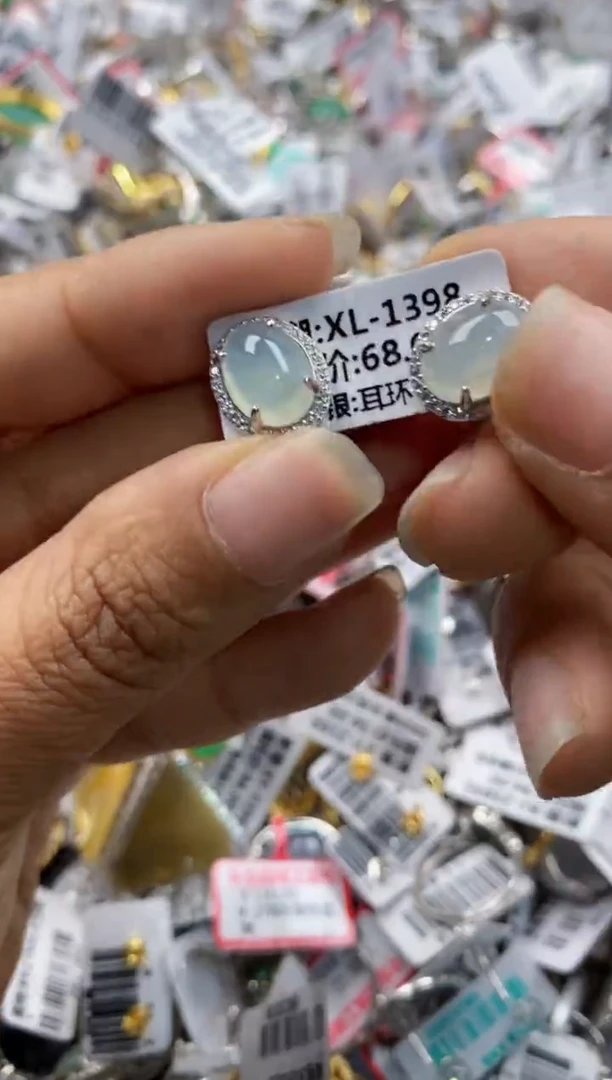银S925镶嵌戒指翡翠2222-----5