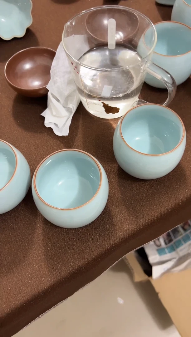 微瑕原矿釉支钉大龙蛋杯