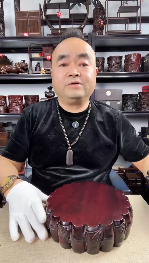 木老李红木工艺品432瑕疵