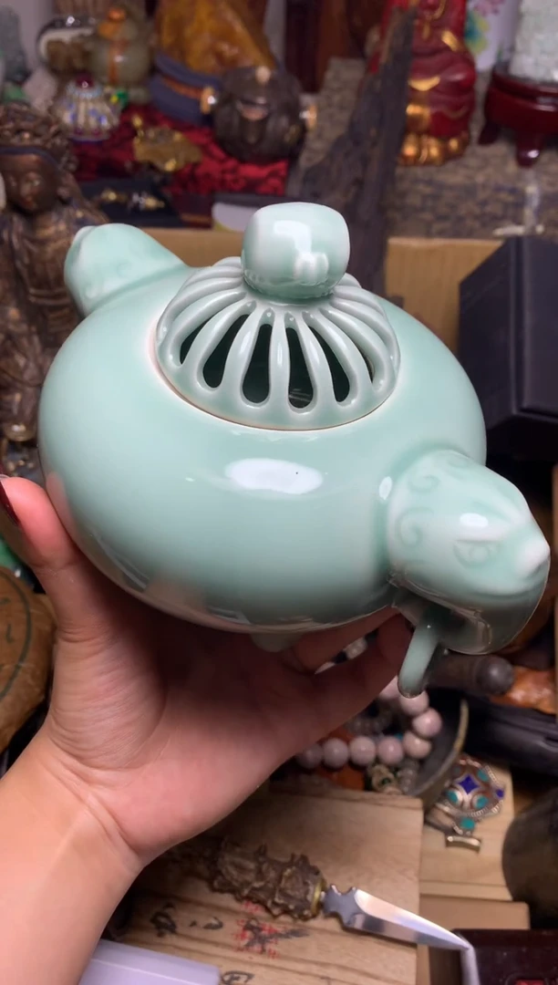 紫砂盖碗瓷器默认微瑕瓷器