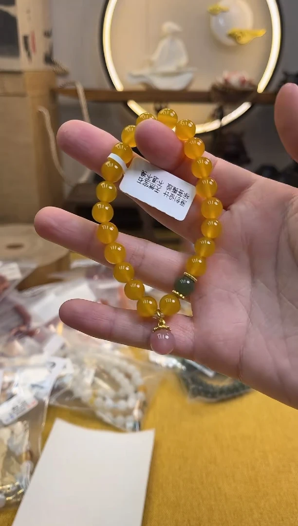 合金手链玛瑙/玉髓货号1388