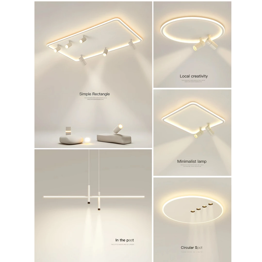 灯具全屋2025新款简约现代客厅灯创意led吸顶灯年轻人卧室房间灯