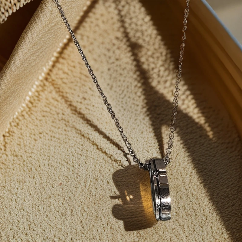 钛合金橄榄型套链百搭款