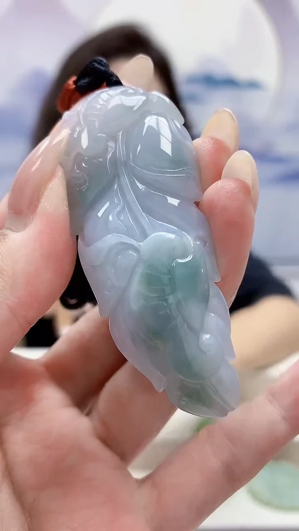 未镶嵌定制翡翠4829MM-毛货挂件47