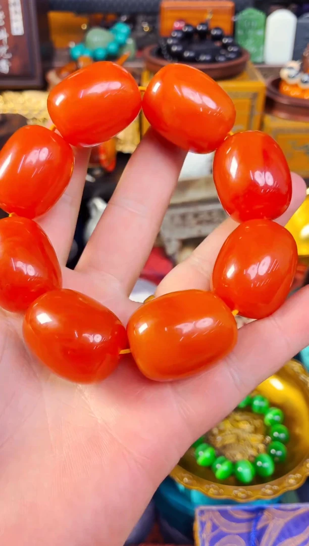 未镶嵌蜜蜡手链精品精品  独具韵味
