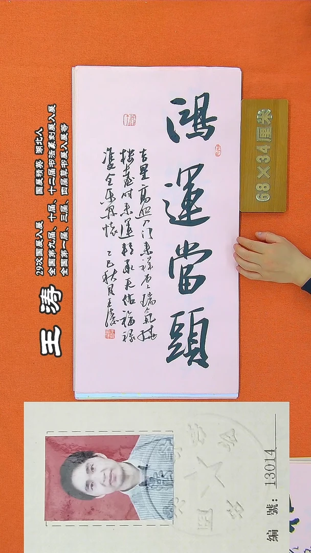 书法35R王涛书法作品