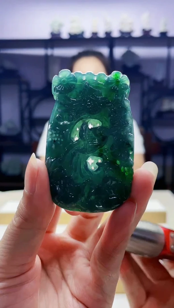 未镶嵌定制翡翠毛货08230382多样性发其一