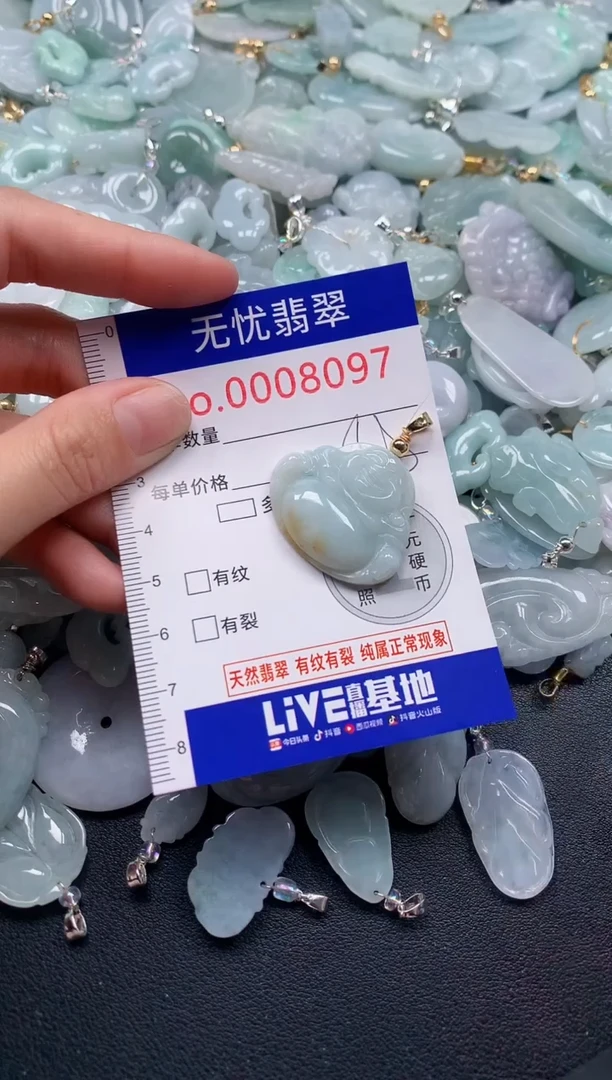 颈饰未镶嵌翡翠8097