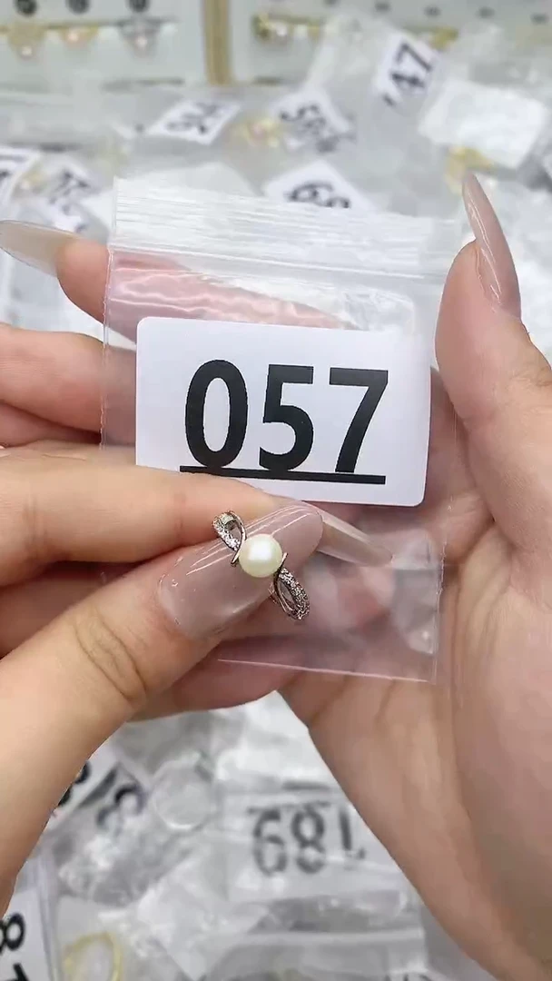 合金珠宝奇石淡水珍珠057