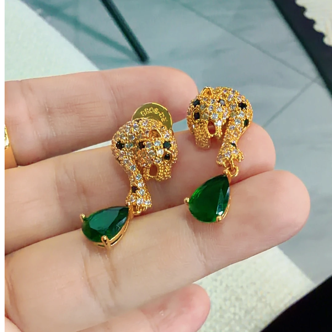 合金琉璃耳饰 【圣卡罗回忆】法式复古耳钉