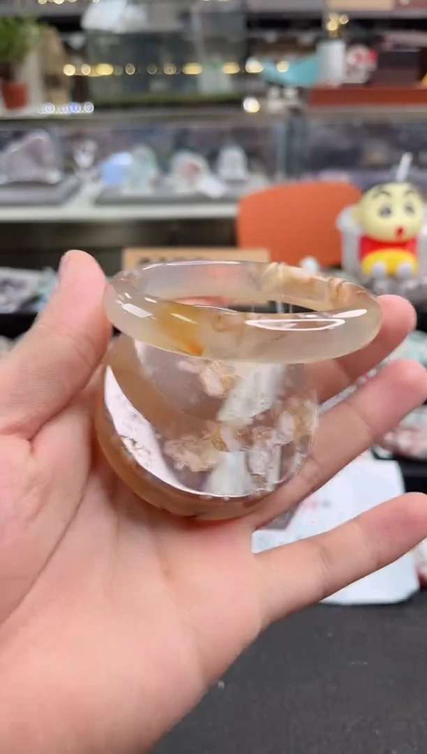 未镶嵌手镯石英质玉62圈口 （赠品镯心）3346219