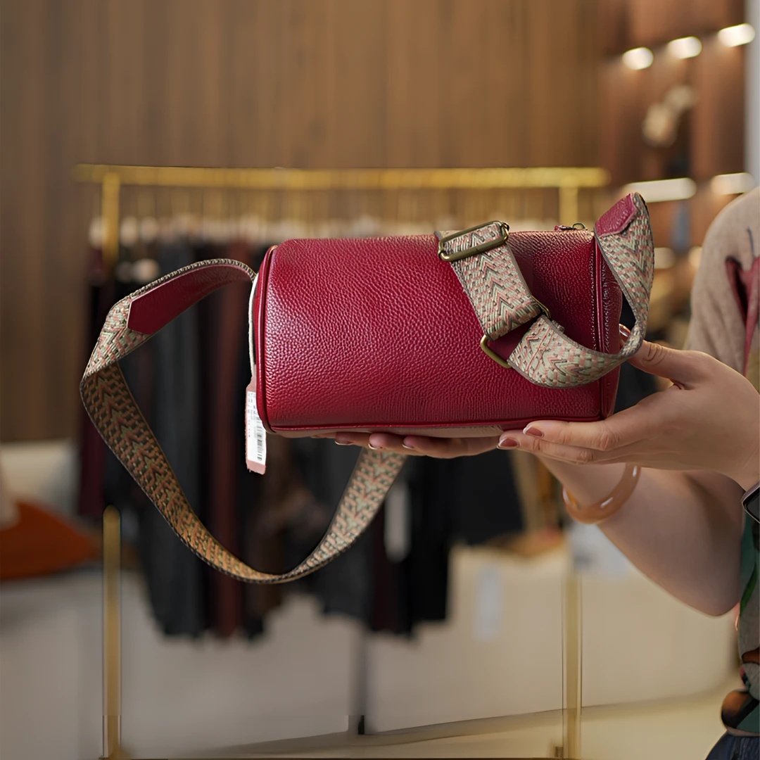 真皮女包复古单肩包复古皮包