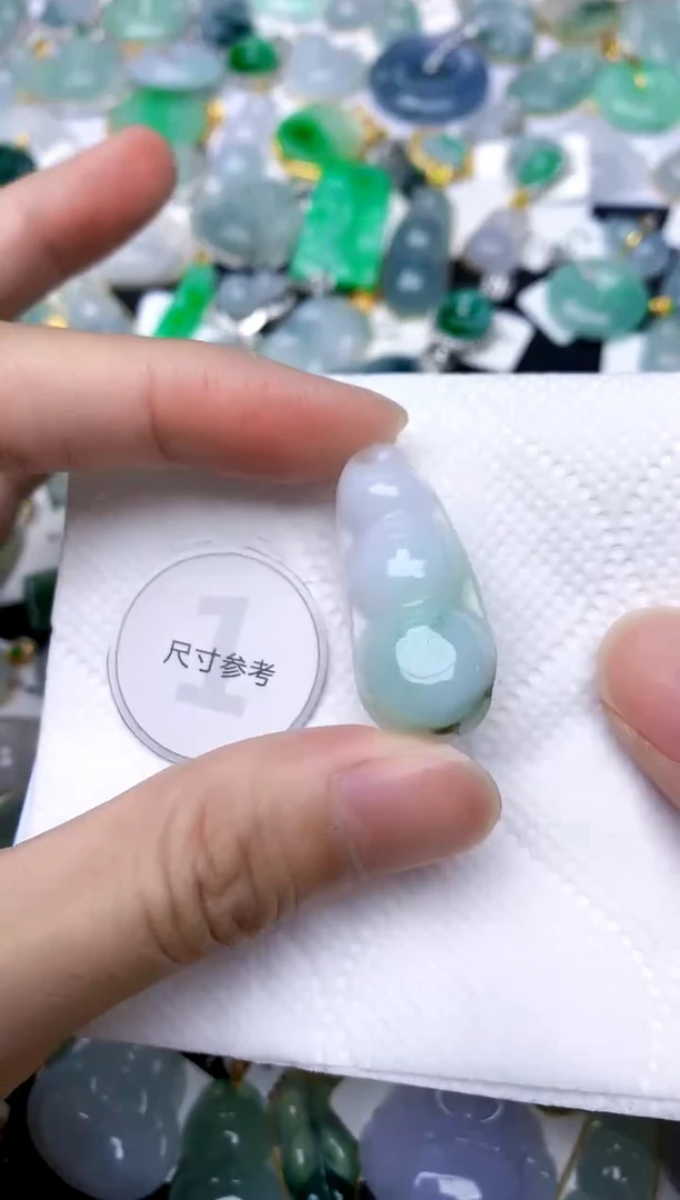 颈饰未镶嵌翡翠天然A货翡翠