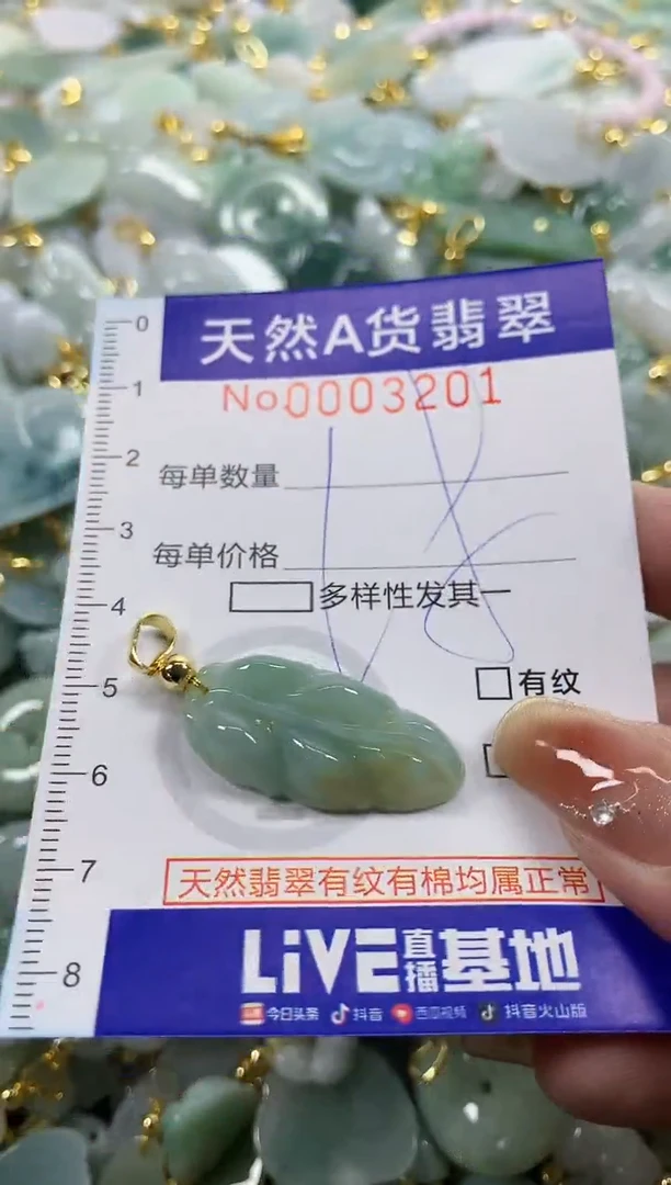 颈饰未镶嵌翡翠天然A货翡翠