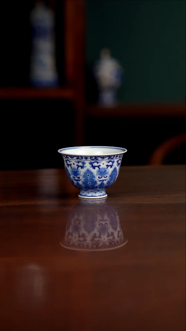 晓月柴窑 芭蕉叶杯