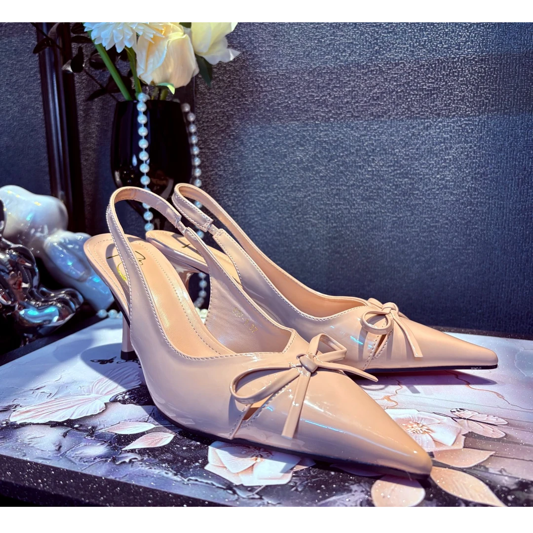 新款裸色时尚气质百搭高跟女鞋