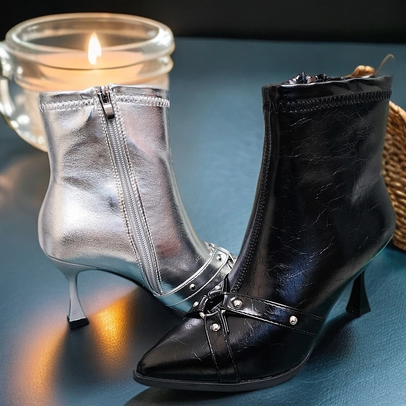 高档气质尖头高跟鞋221