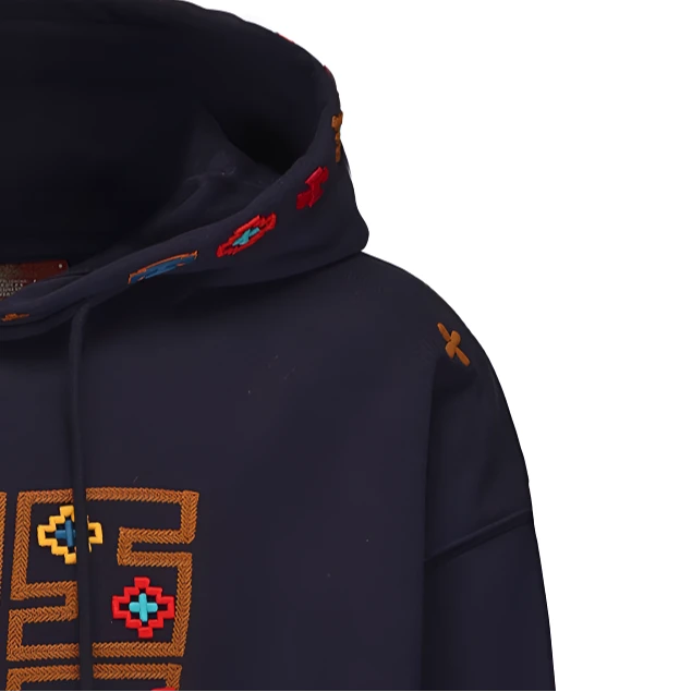 N家牡牡牡原款式百搭连帽卫衣加绒