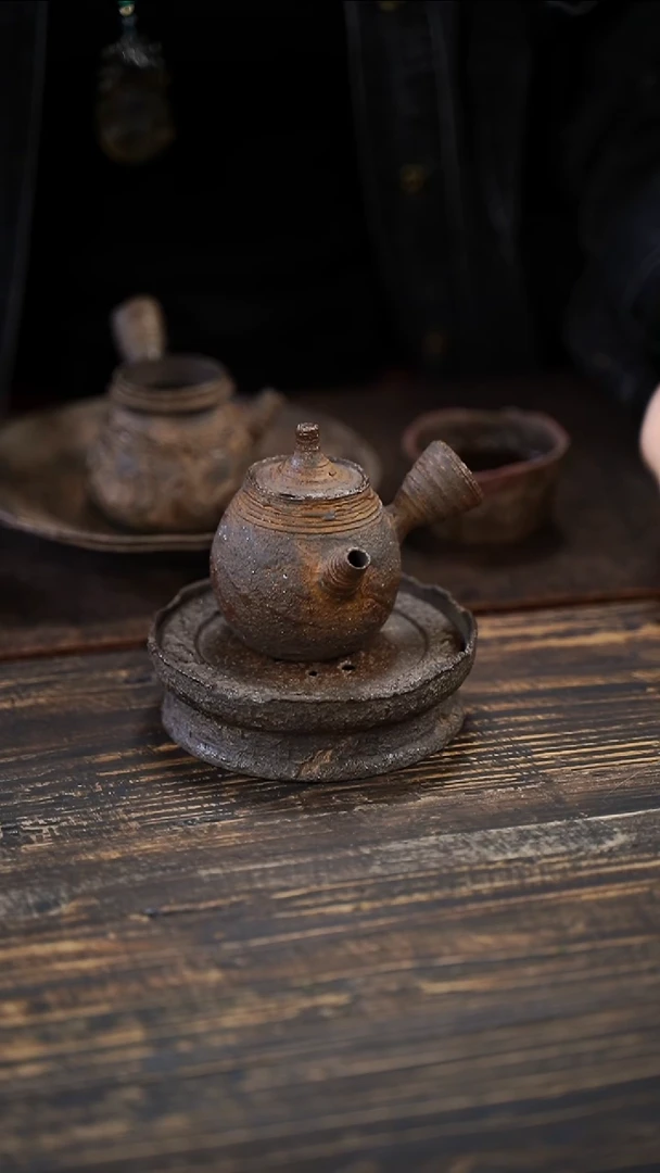 全手工制作 南蛮侧把壶