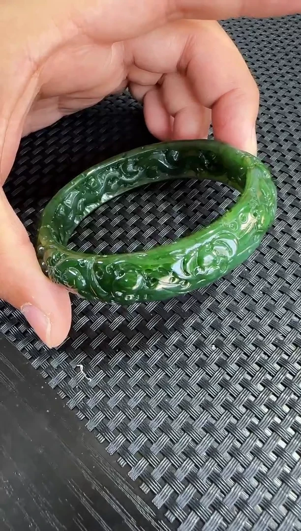 【闪购商品】和田玉（碧玉）手镯未镶嵌约59.3mm圈口