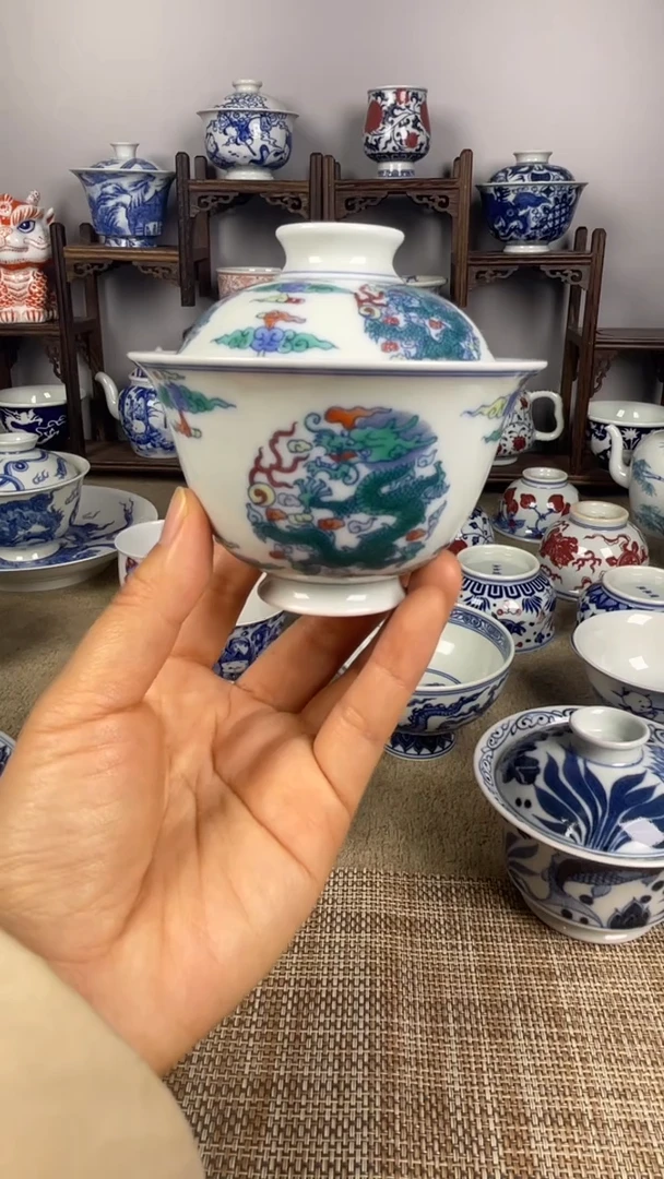 【闪购商品】摆件景德镇手工手绘瓷瓷瓷瓷瓷瓷