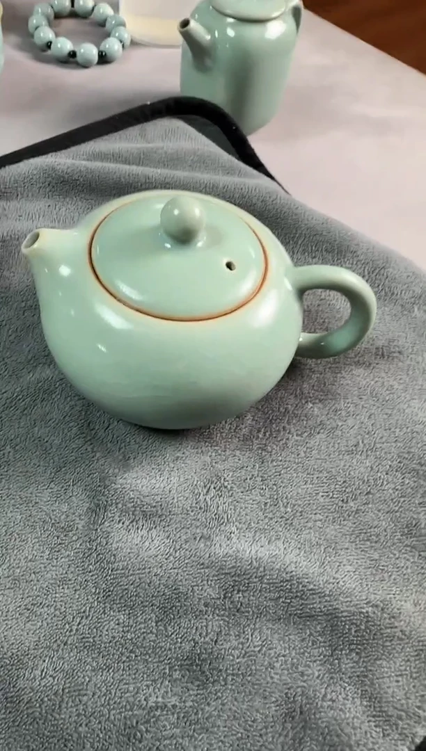 汝瓷平顶山汝瓷产品   西施壶