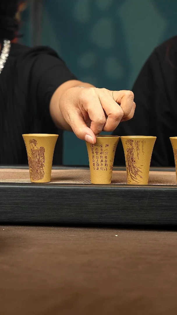 茶壶紫砂【P022】四大美女杯 ZLM