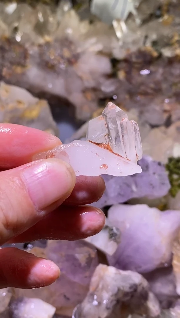 未镶嵌珠宝半成品水晶29号四川超七花园水晶