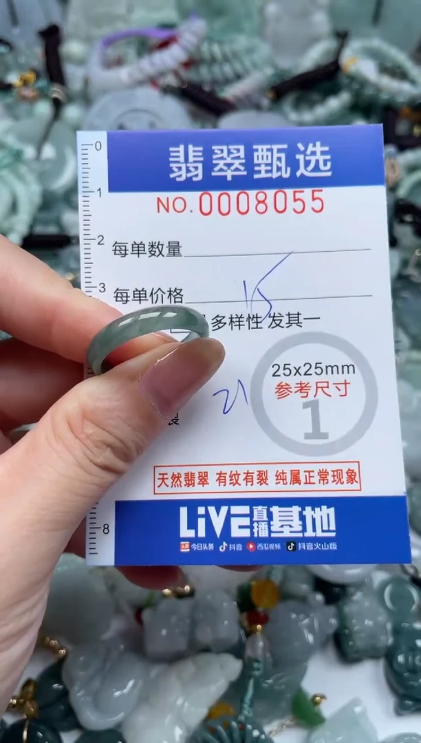 翡翠未镶嵌颈饰00..8055
