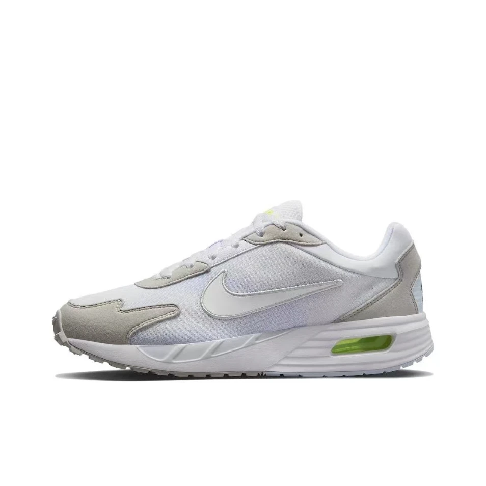 【微瑕】Nike Air Max Solo耐磨透气低帮运动鞋男款白 DX3666-003
