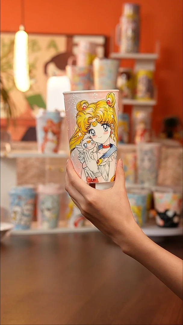 景德镇手工手绘文创陶瓷杯